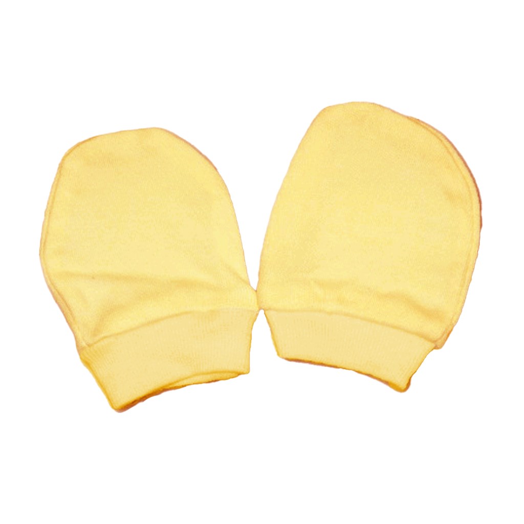 Rukavičky pro novorozence žluté vel. 56 (0-3m)