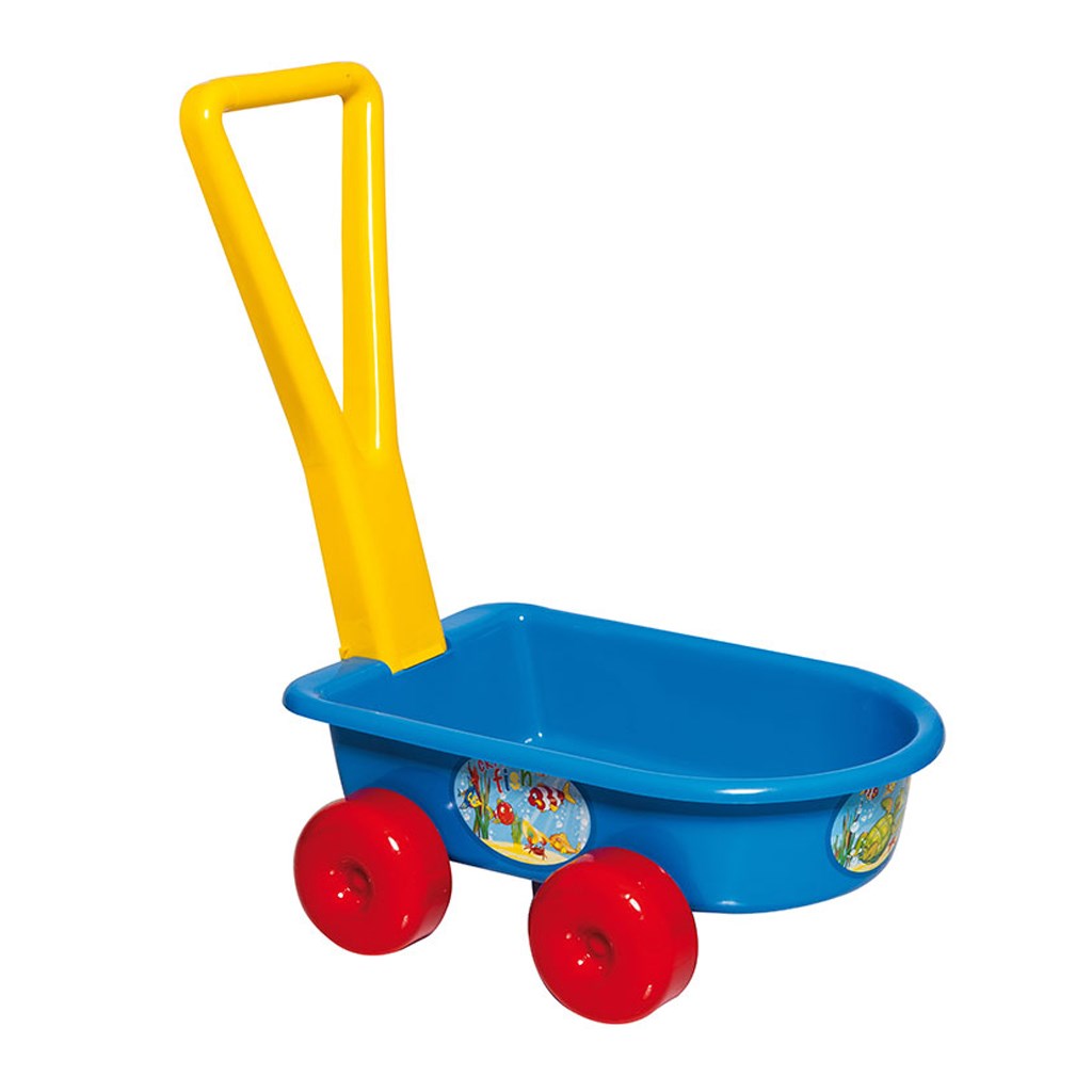 Dětský vozík na zahradu - modrý
