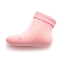 Kojenecké pruhované ponožky New Baby světle růžové