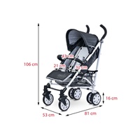 Golfový kočárek CARETERO Moby purple