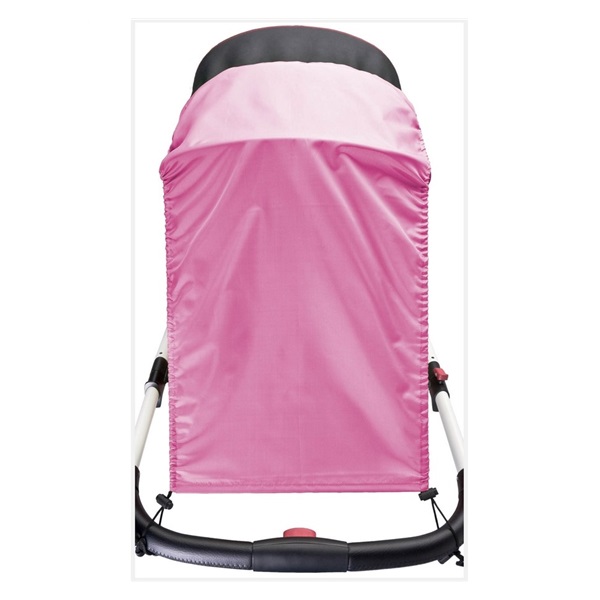 Sluneční clona na kočárek CARETERO pink