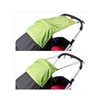 Sluneční clona na kočárek CARETERO green