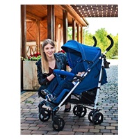 Golfový kočárek CARETERO Jeans brown 2017