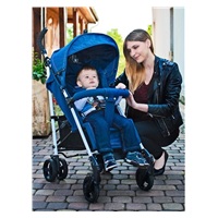 Golfový kočárek CARETERO Jeans brown 2017