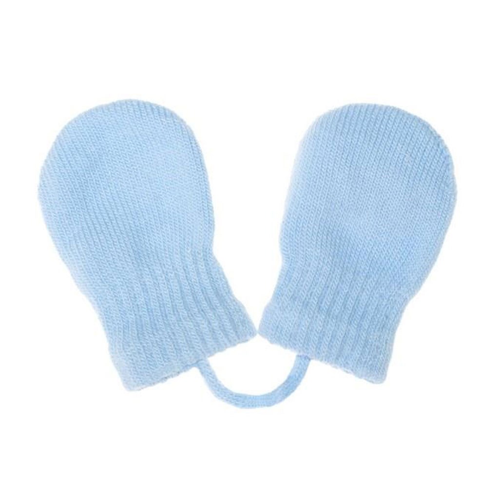 Dětské zimní rukavičky New Baby světle modré, Velikost: 56 (0-3m)