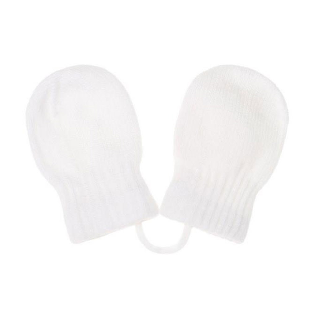 Dětské zimní rukavičky New Baby bílé56 (0-3m)