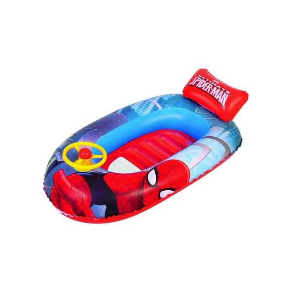 Dětský nafukovací člun s volantem Bestway Spider Man