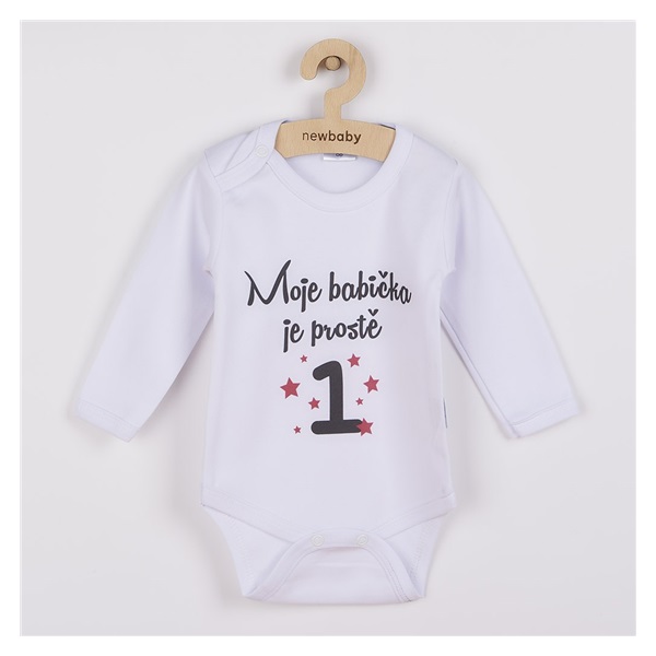 Body s potiskem New Baby Moje babička je prostě jednička