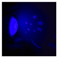 Plyšový usínáček medvídek s projektorem Baby Mix modrý