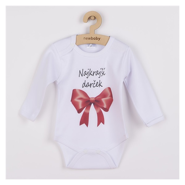 Body s potiskem New Baby Najkrajší darček