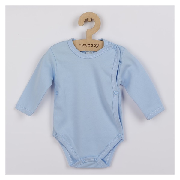 Kojenecké body celorozepínací New Baby Classic modré