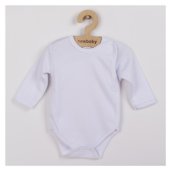 Kojenecké body celorozepínací New Baby Classic bílé