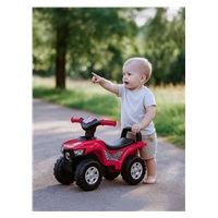 Dětské odrážedlo se zvukem Čtyřkolka Baby Mix červená