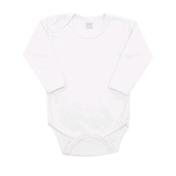 Body dlouhý rukáv New Baby - bílé