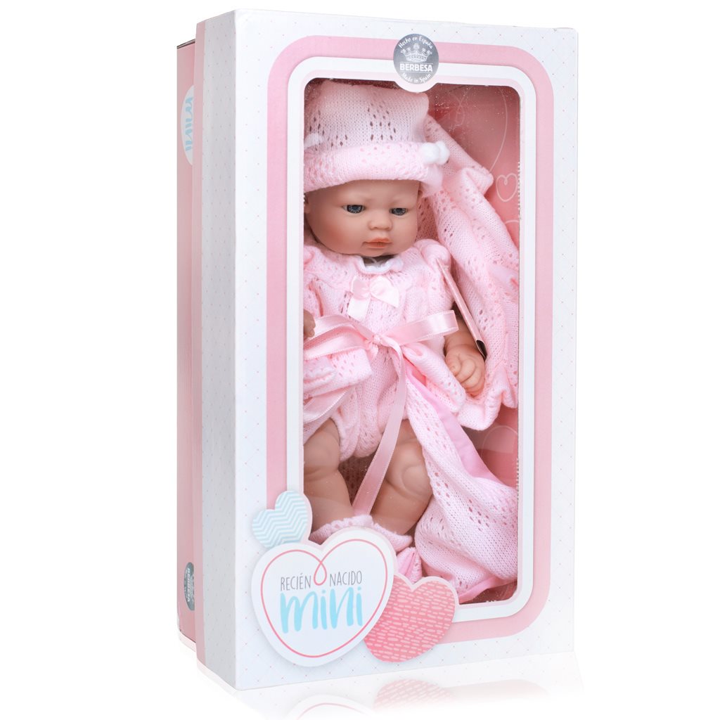 Luxusní dětská panenka-miminko Berbesa Valentina 28cm