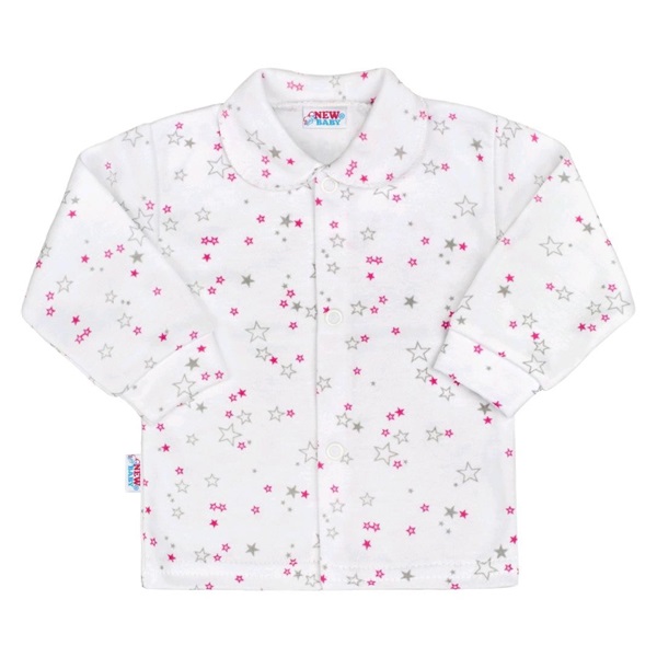 Kojenecký kabátek New Baby Magic Star růžový
