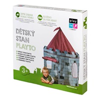 Dětský stan Hrad PlayTo šedý