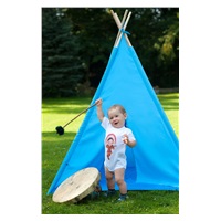 Dětský indiánský stan teepee PlayTo modrý
