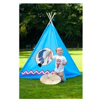 Dětský indiánský stan teepee PlayTo modrý