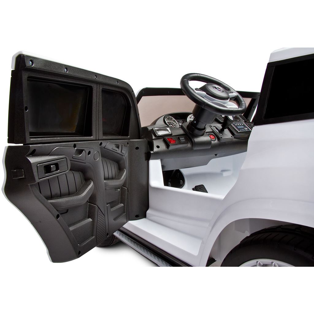 Elektrické autíčko Toyz MERCEDES GLS63 – 2 motory white - 7