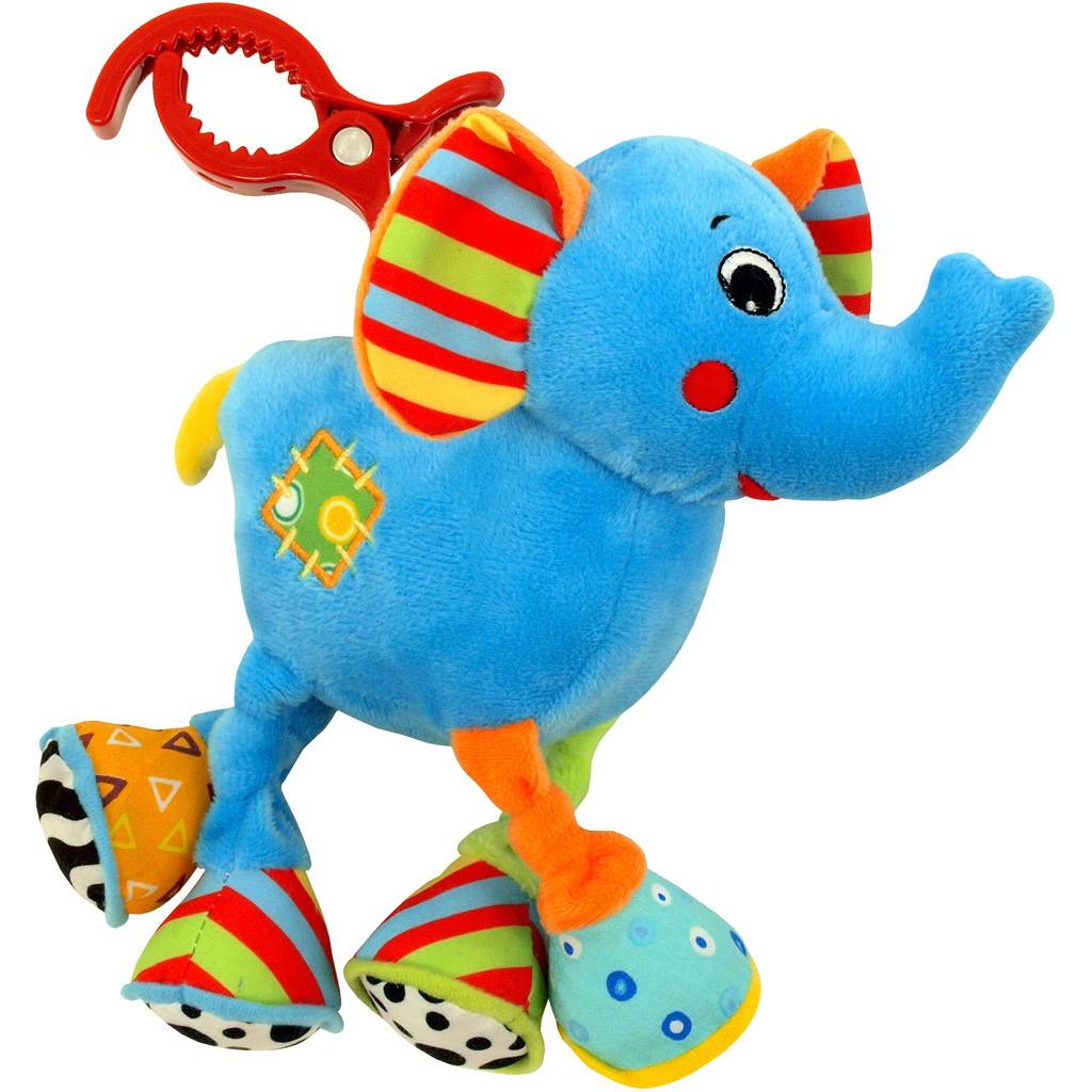 Dětská plyšová hračka s vibrací Baby Mix sloník