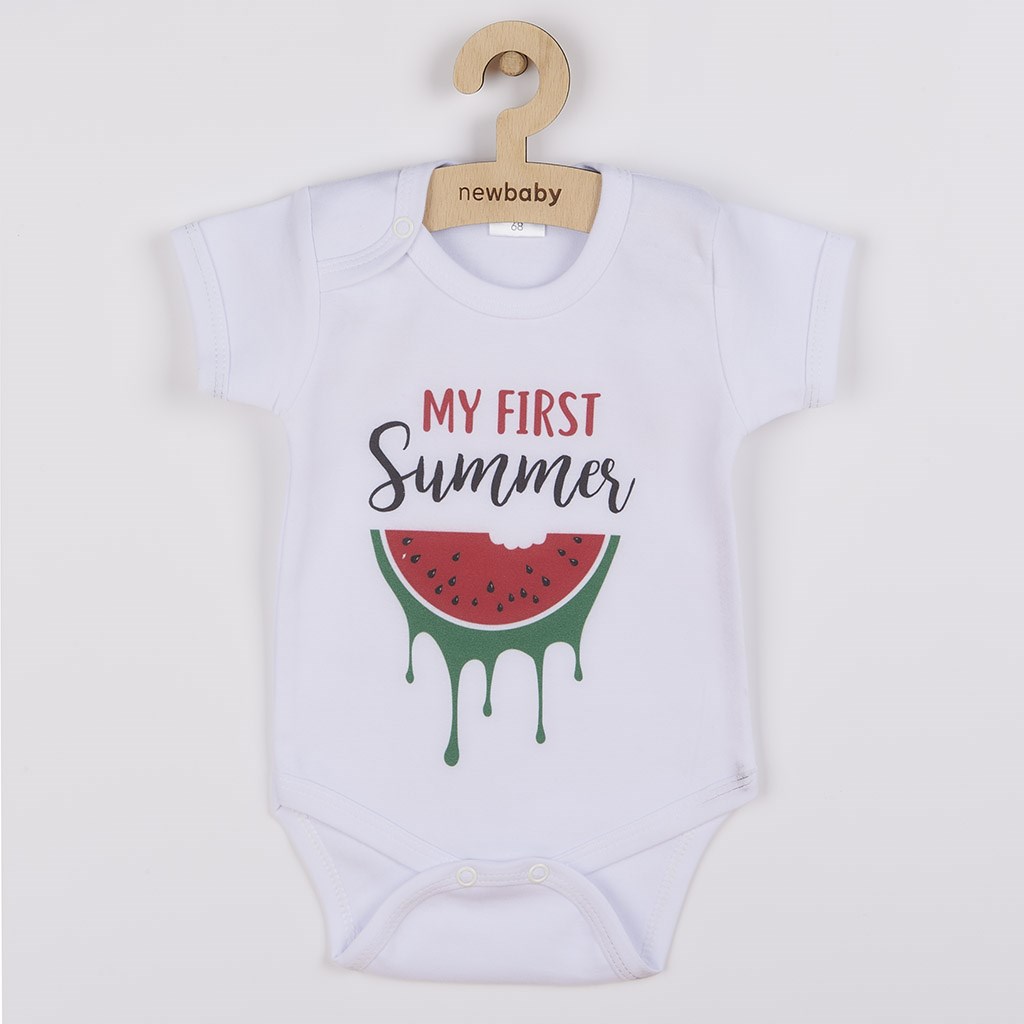Body s potiskem New Baby My first Summer - 1