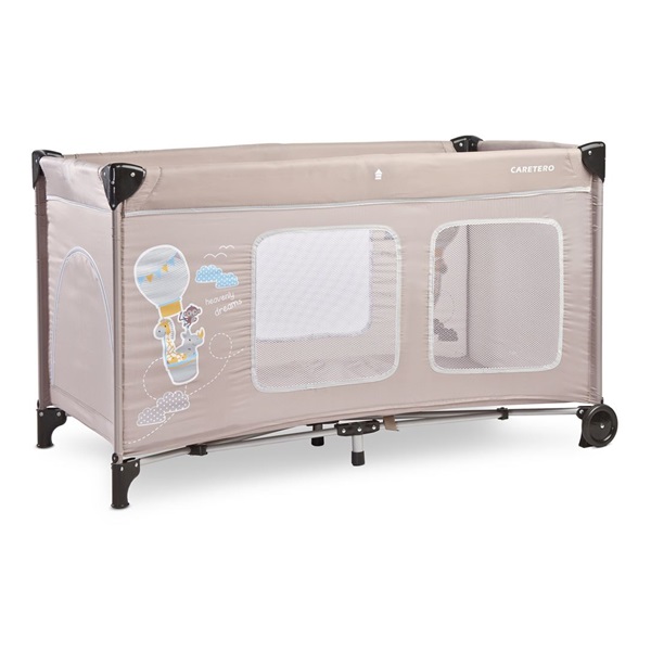 Cestovní postýlka CARETERO Simplo Plus 2021 beige