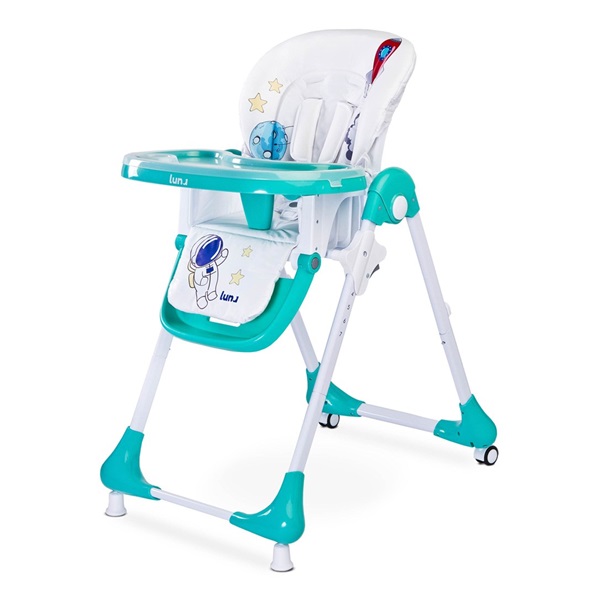 Jídelní židlička CARETERO Luna mint
