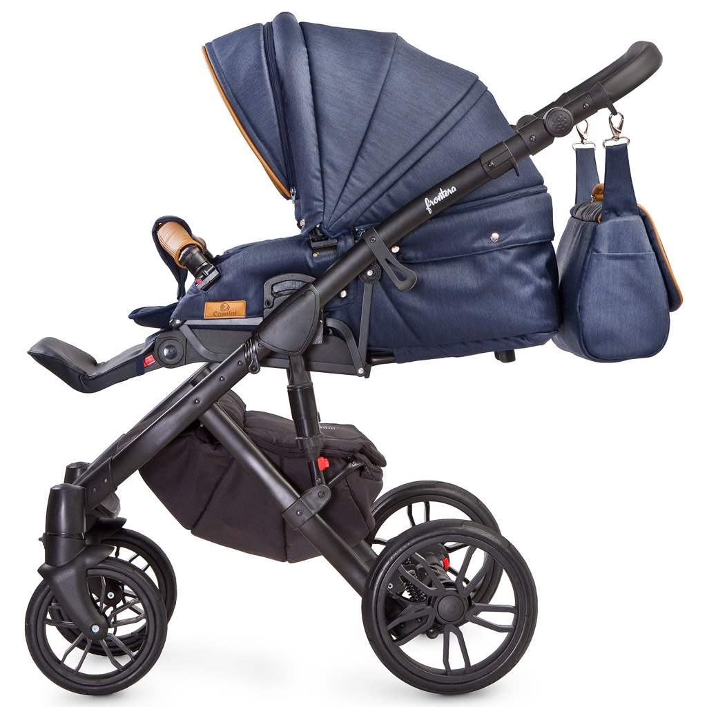 Kočárek CAMINI Frontera kombinovaný 2v1 2018 black, Černá