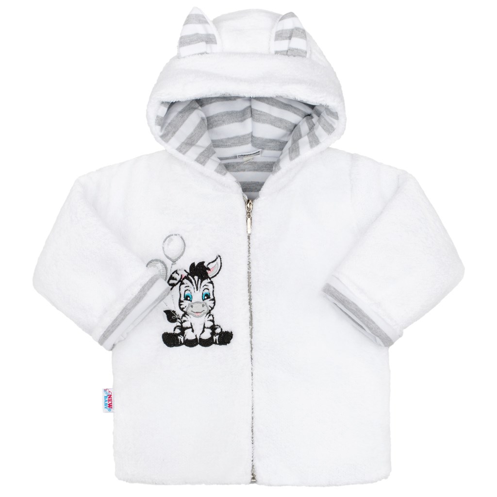 Luxusní dětský zimní kabátek s kapucí New Baby Zebra