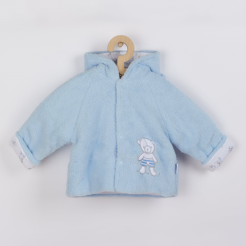 Zimní kabátek New Baby Nice Bear modrý, Velikost: 56 (0-3m)