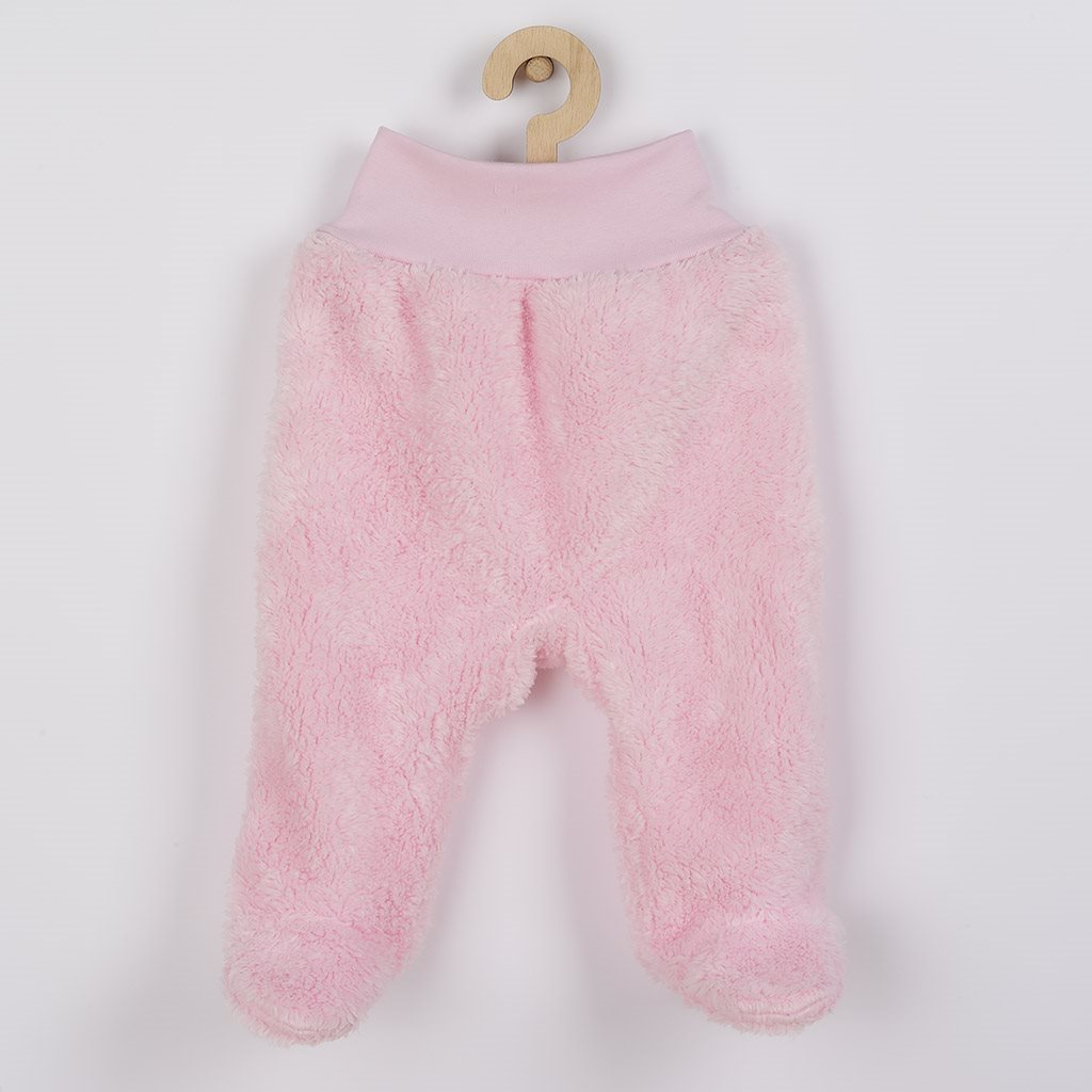 Zimní kojenecké polodupačky Nice Bear růžové 68