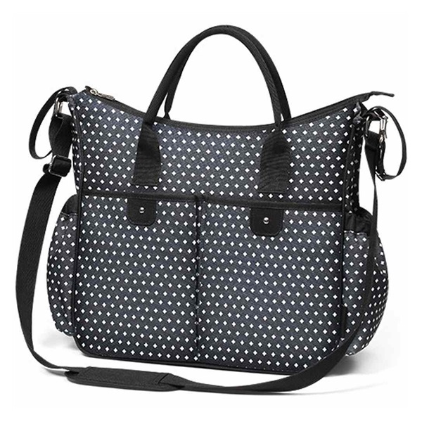 Stylová taška na kočárek BASIC SO CITY Baby Ono černo bílá