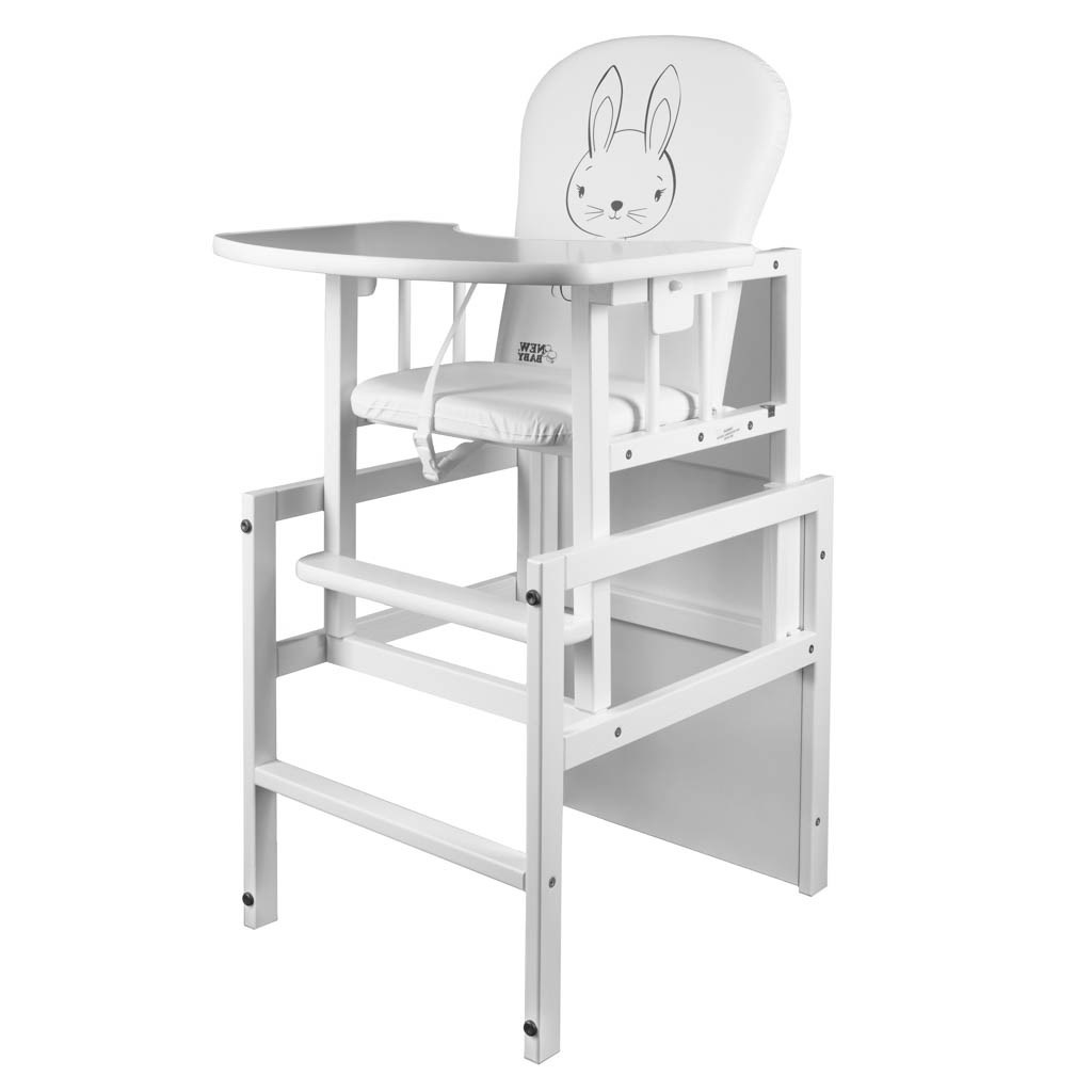 Borovicová židlička New Baby Králíček bílá - 1