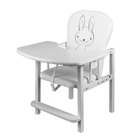 Borovicová židlička New Baby Králíček bílá