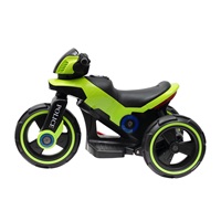 Dětská elektrická motorka Baby Mix POLICE zelená