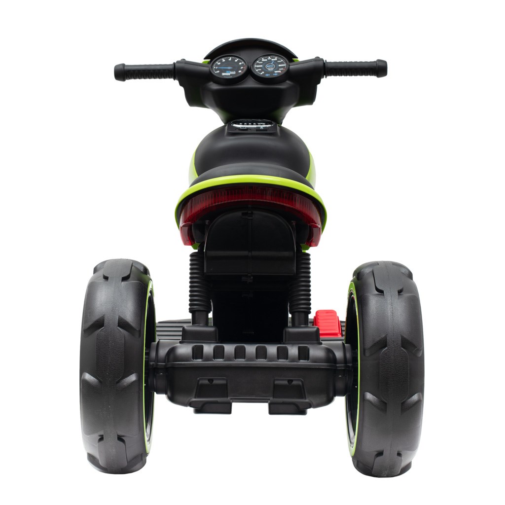 Dětská elektrická motorka Baby Mix POLICE zelená - 3