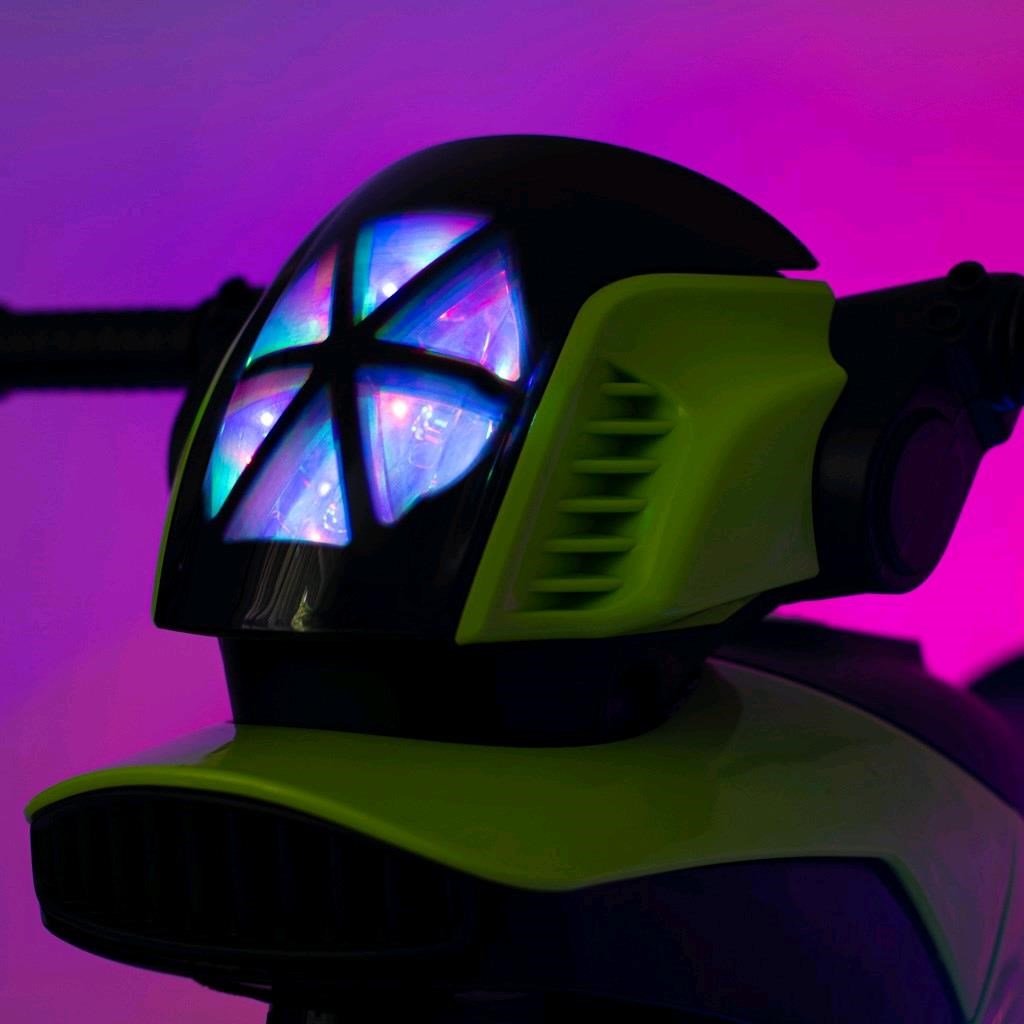 Dětská elektrická motorka Baby Mix POLICE zelená - 10