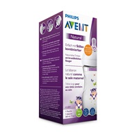 Kojenecká láhev Avent Natural 260 ml bílá hroch