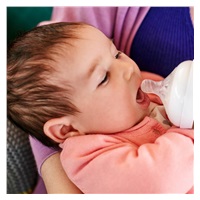 Kojenecká láhev Avent Natural 260 ml bílá hroch