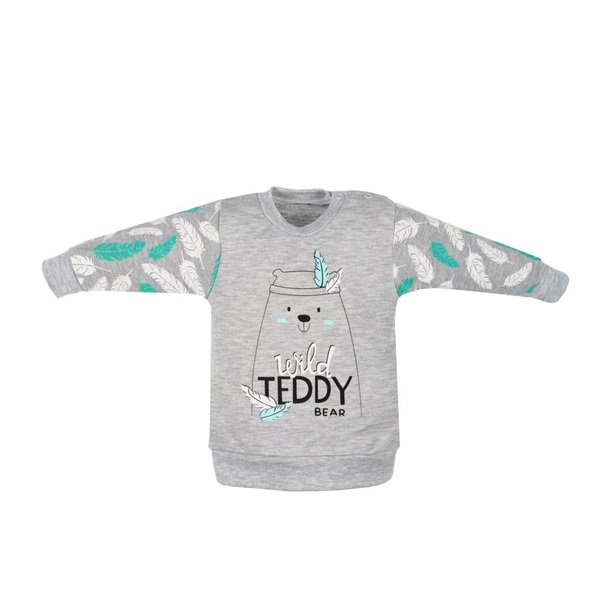 Kojenecká bavlněná mikinka New Baby Wild Teddy