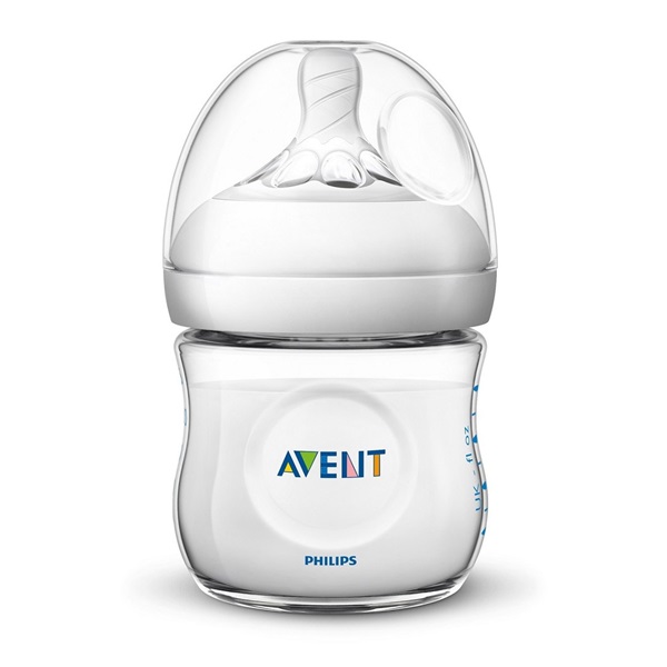 Kojenecká láhev Avent Natural transparentní 125 ml