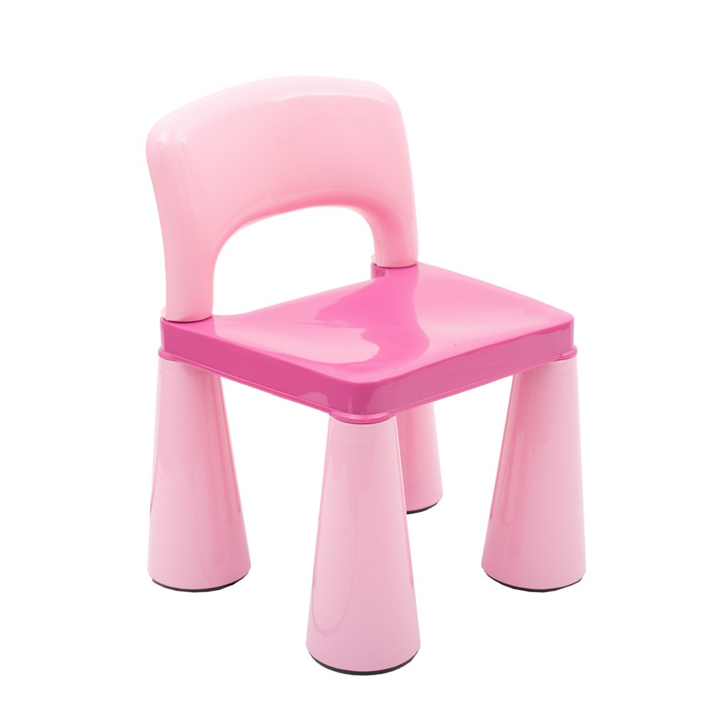 Dětská sada stoleček a dvě židličky NEW BABY růžová