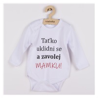 Body s potiskem New Baby a zavolej MAMKU!