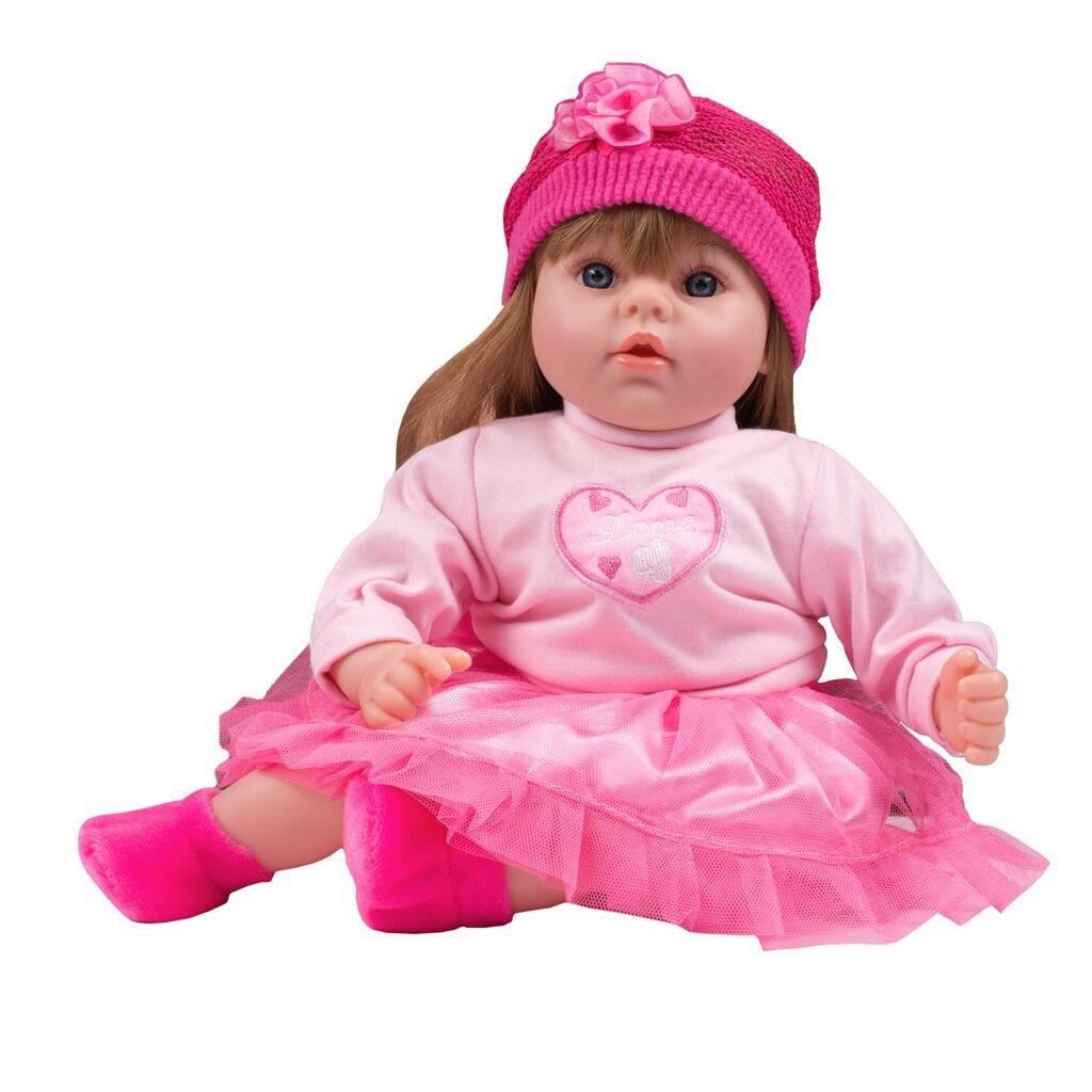 Polsky mluvící a zpívající dětská panenka PlayTo Tina 46 cm - 3