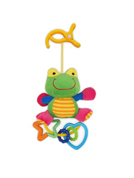 Dětská dílna Baby Mix Power Tool žlutá - dle obrázku - Plyšová hračka s chrastítkem Baby Mix žabka - zelená