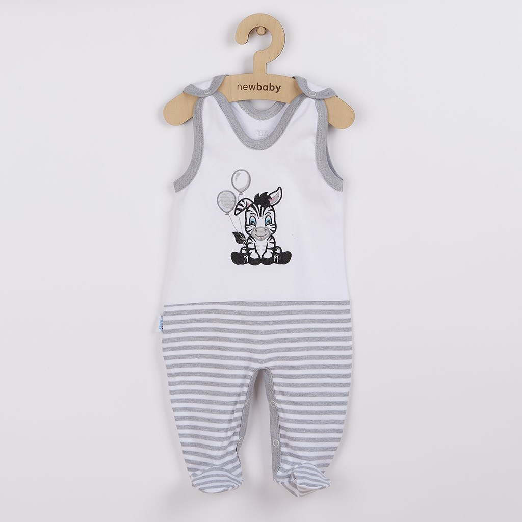 Kojenecké bavlněné dupačky New Baby Zebra exclusive, Velikost: 80 (9-12m)