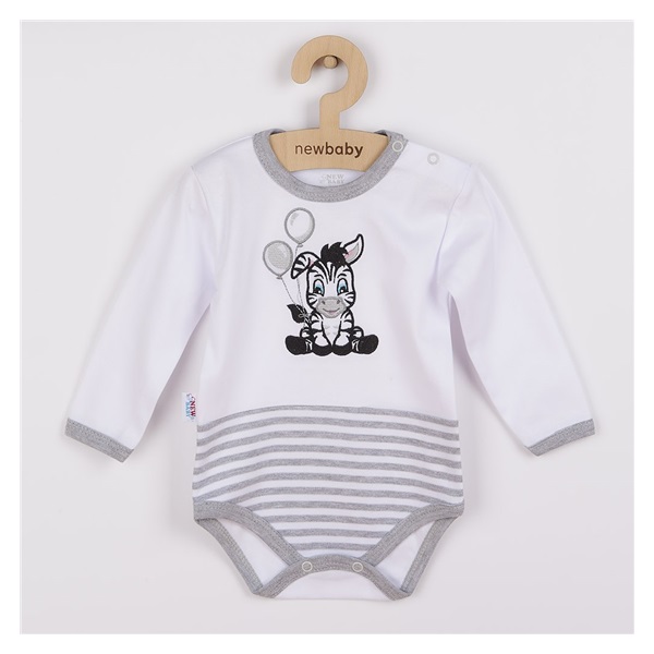 Kojenecké bavlněné body New Baby Zebra exclusive