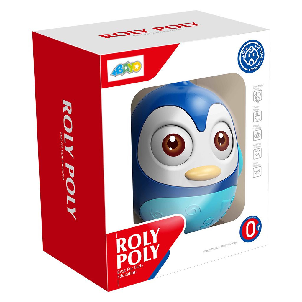 Kývací hračka Bayo tučňák blue - 1