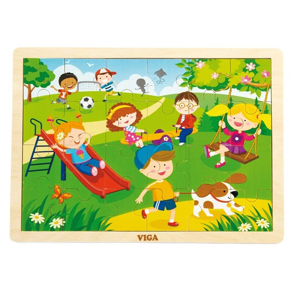 Dětské dřevěné puzzle Viga Jaro